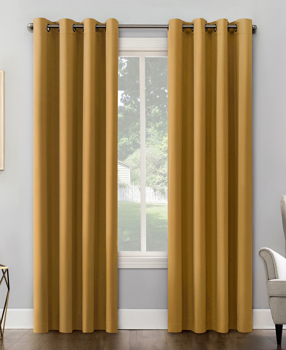 Штора Sun Zero Saxon Energy Saving Blackout Grommet