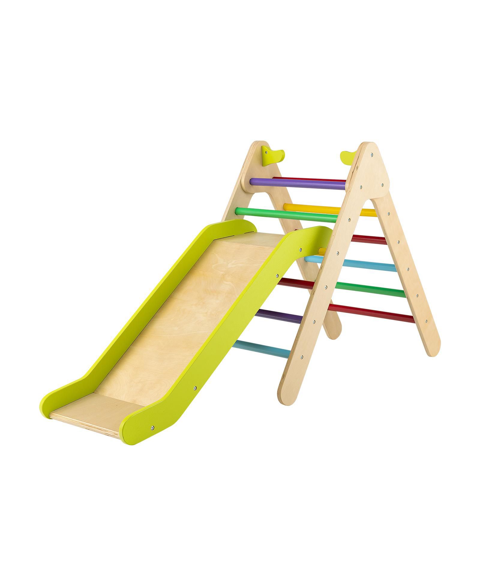 Набор деревянный SUGIFT 2-in-1 Triangle Climber с регулируемой горкой