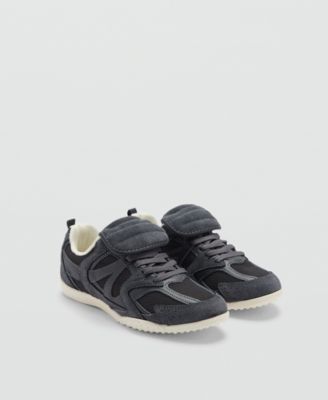 Женские кожаные кроссовки Mango Panel Sneakers