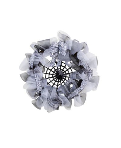 Slickblue Halloween Spider Web Mesh Wreath
