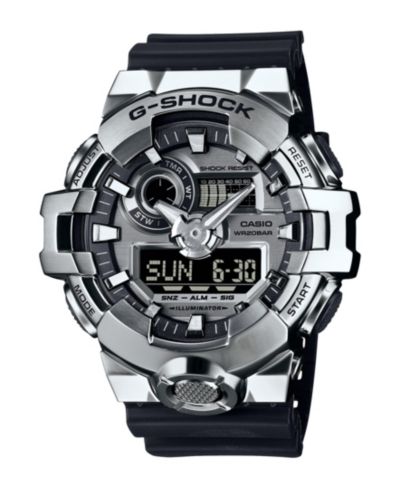G-Shock Мужские японские кварцевые часы из черного полимера, 53.4mm, GM700-1A