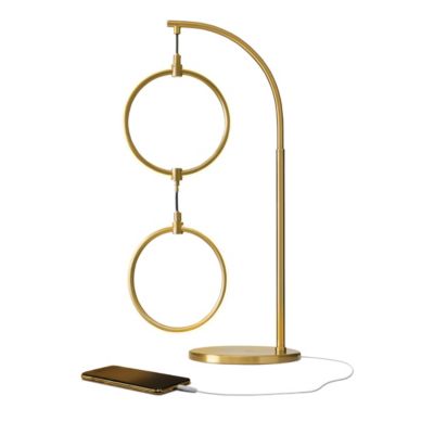 Настольная светодиодная лампа Brightech 2 Ring Dimmer Gold Brass