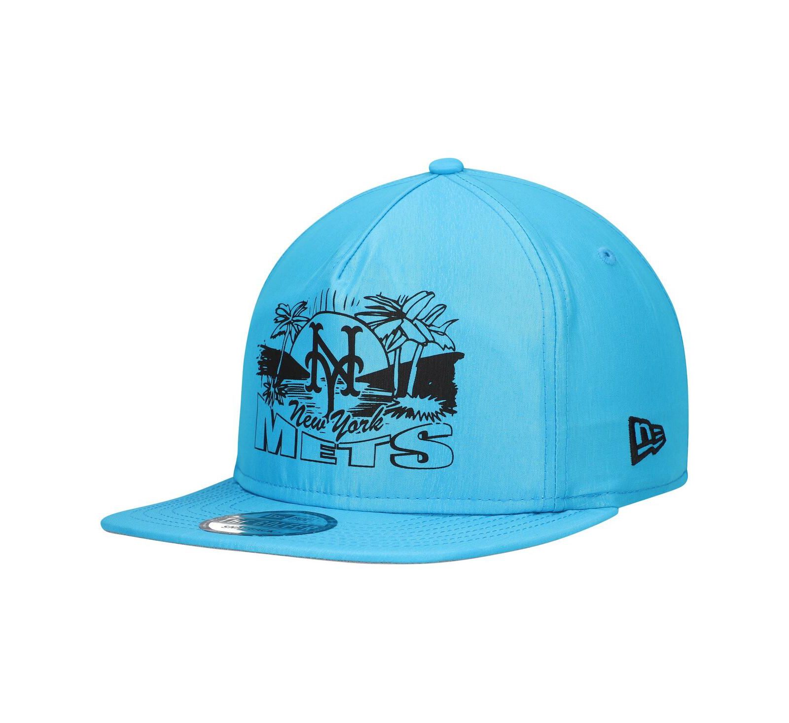 Мужская кепка New Era Blue New York Mets Neon Golfer Snapback