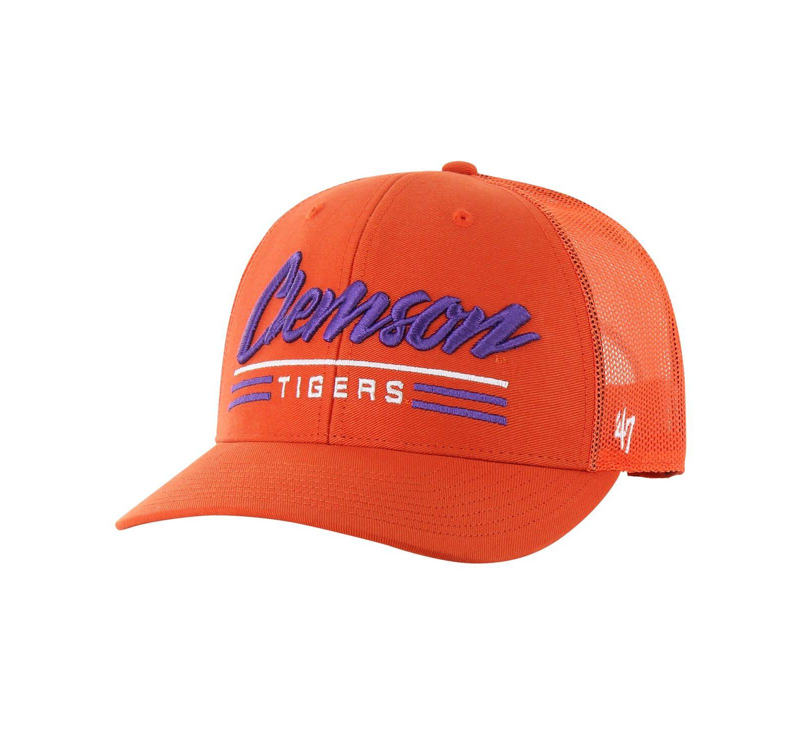 '47 Brand Men's Orange Clemson Tigers Garner Trucker Adjustable Hat