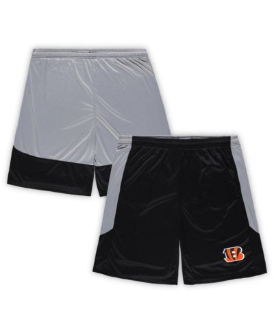 Мужские шорты Fanatics Cincinnati Bengals Big & Tall с логотипом команды черные