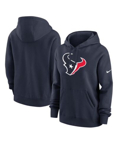 Nike Women's Navy Houston Texans Club Fleece Pullover Hoodie