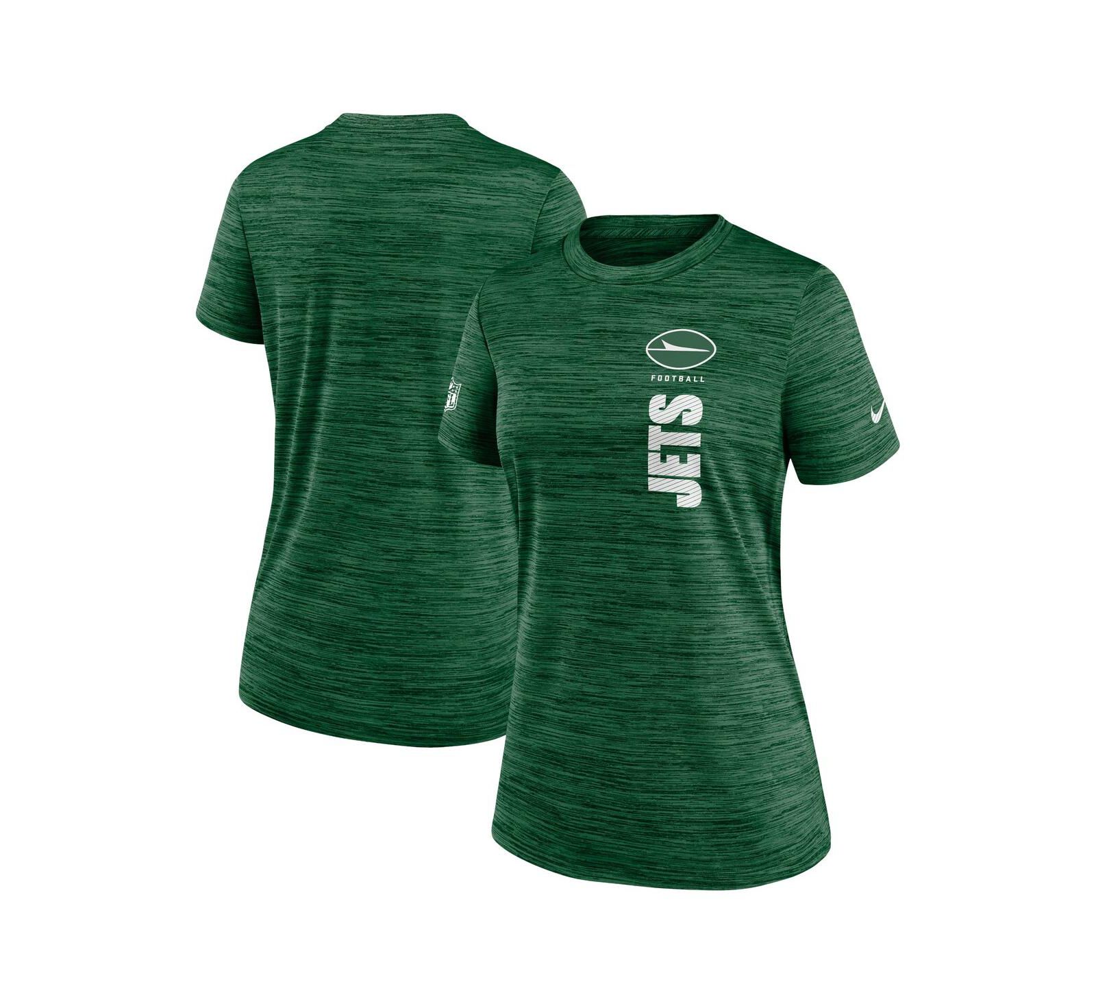 Nike Women's Green New York Jets Velocity Performance T-Shirt
