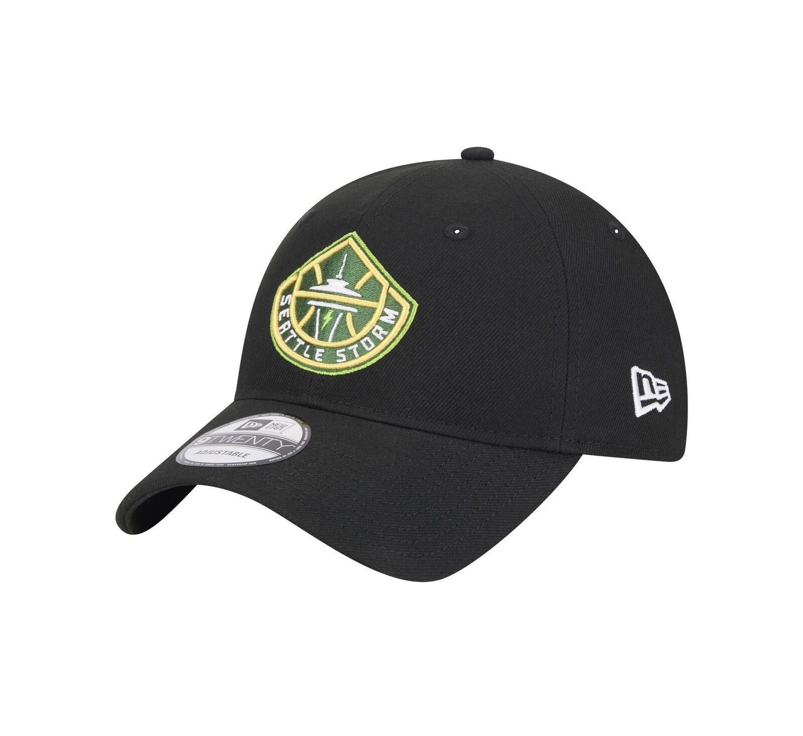 Регулируемая кепка New Era Мужская и Женская Black Seattle Storm Core Logo 9TWENTY
