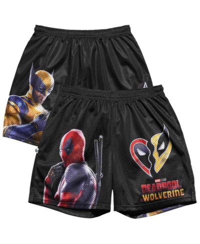 Chalk Line мужские ретро шорты Deadpool Wolverine Best Friends, черные