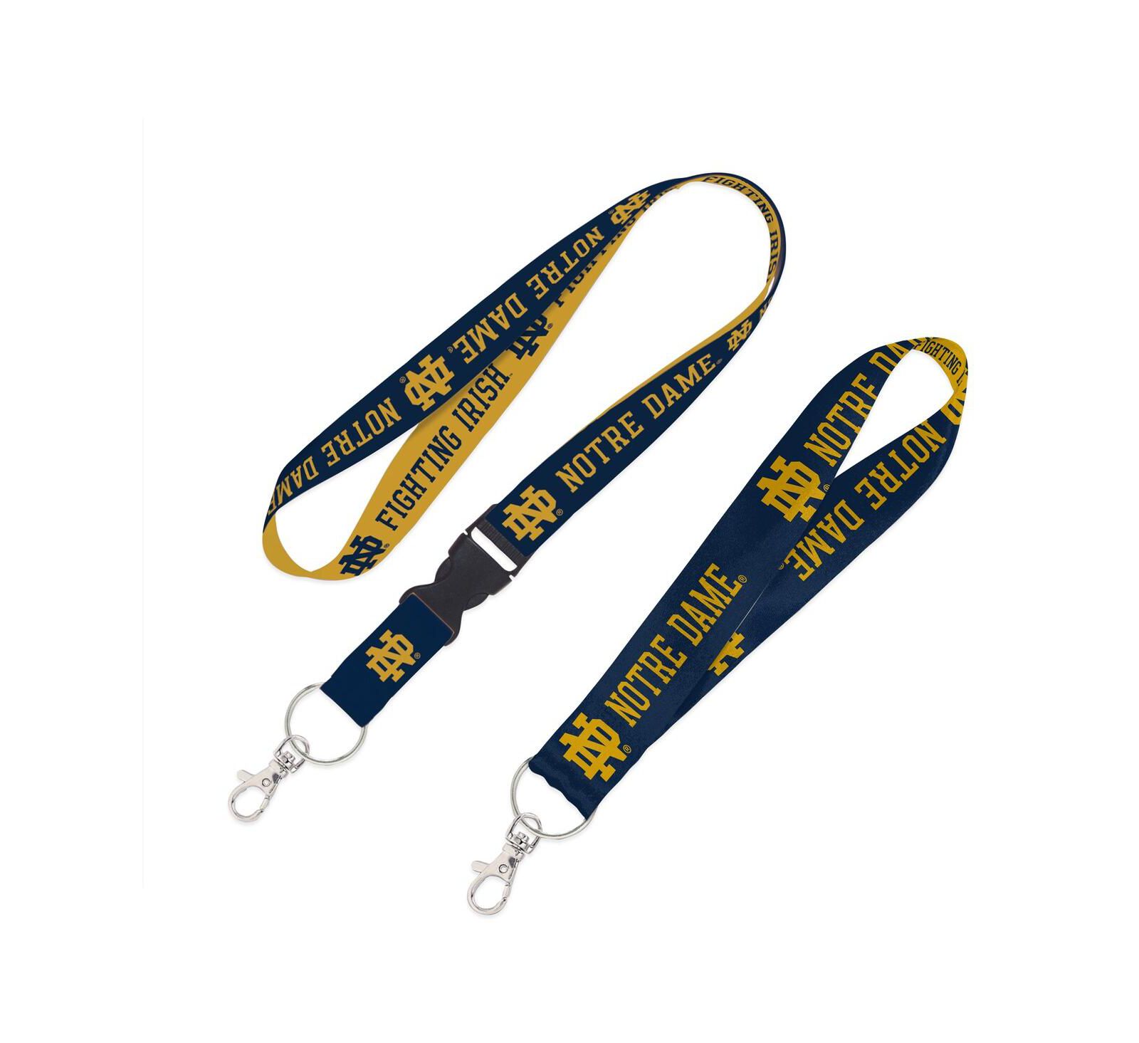 Wincraft Notre Dame Fighting Irish 2-Pack Lanyard with Detachable Buckle Key Strap Set