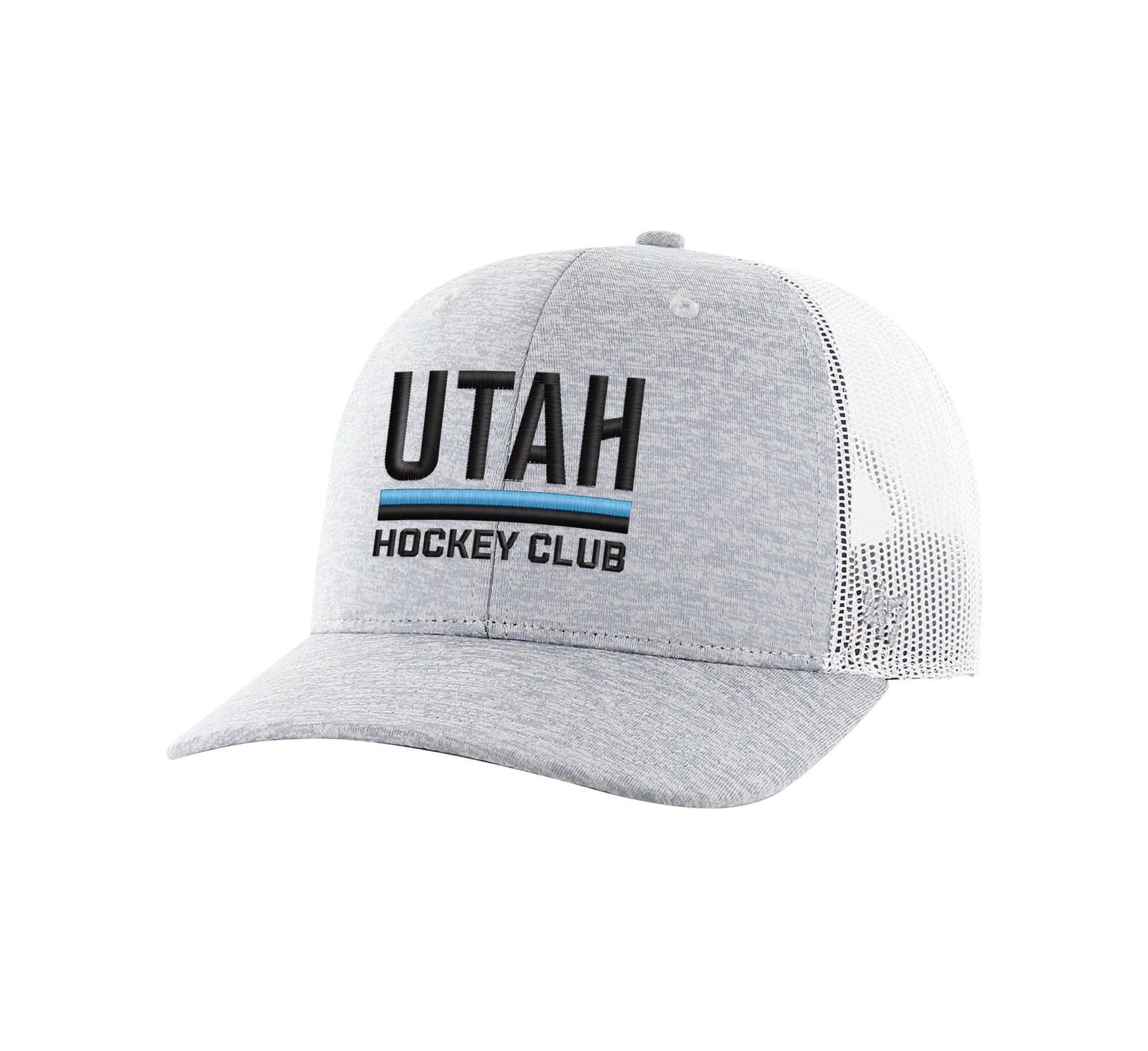 Мужская кепка '47 Brand Utah Hockey Team Harrington Adjustable Trucker, серая