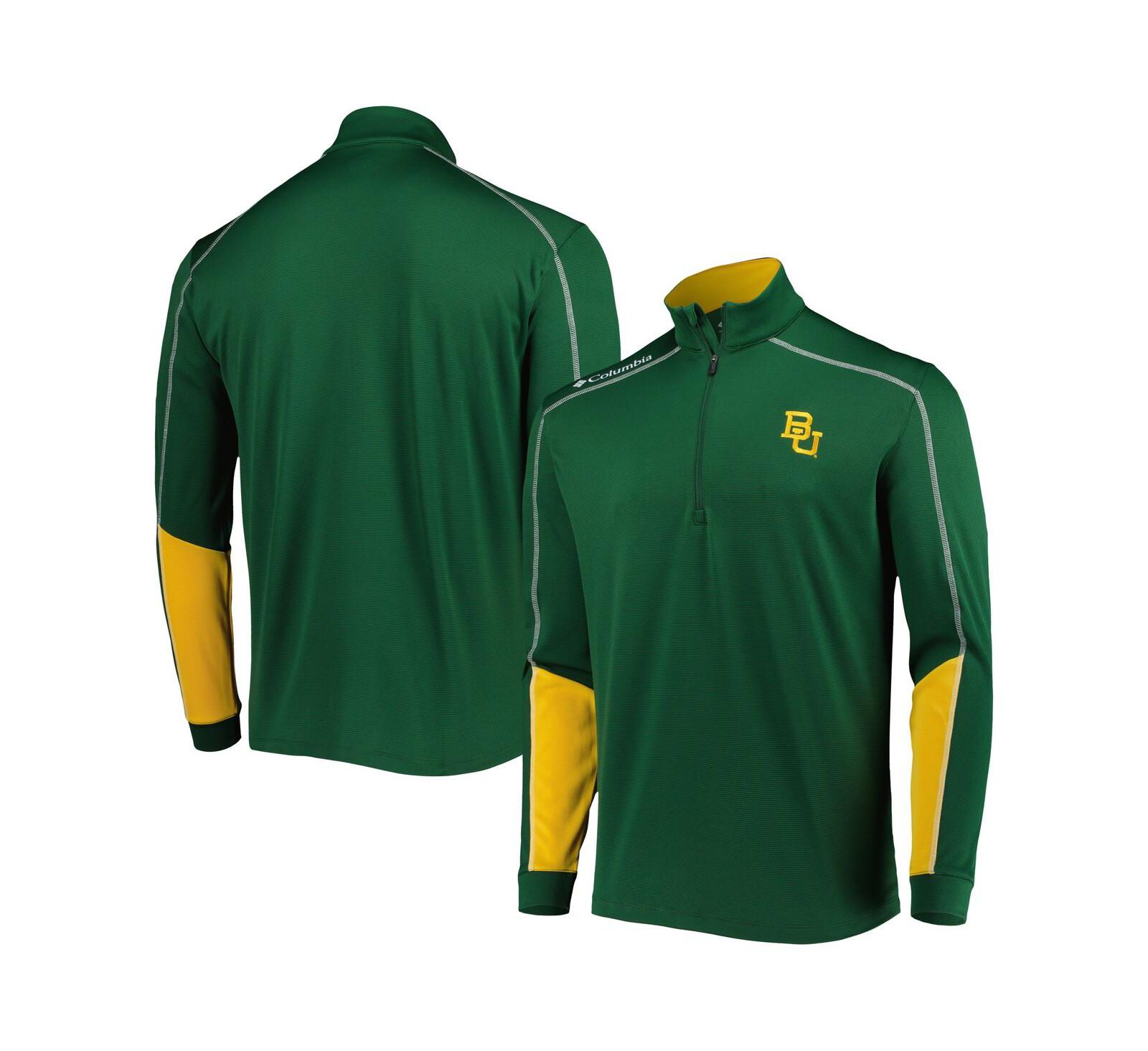Columbia Men's Green Baylor Bears Wick Quarter-Zip Jacket
