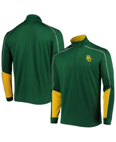 Мужская куртка Columbia Baylor Bears Wick Quarter-Zip Green