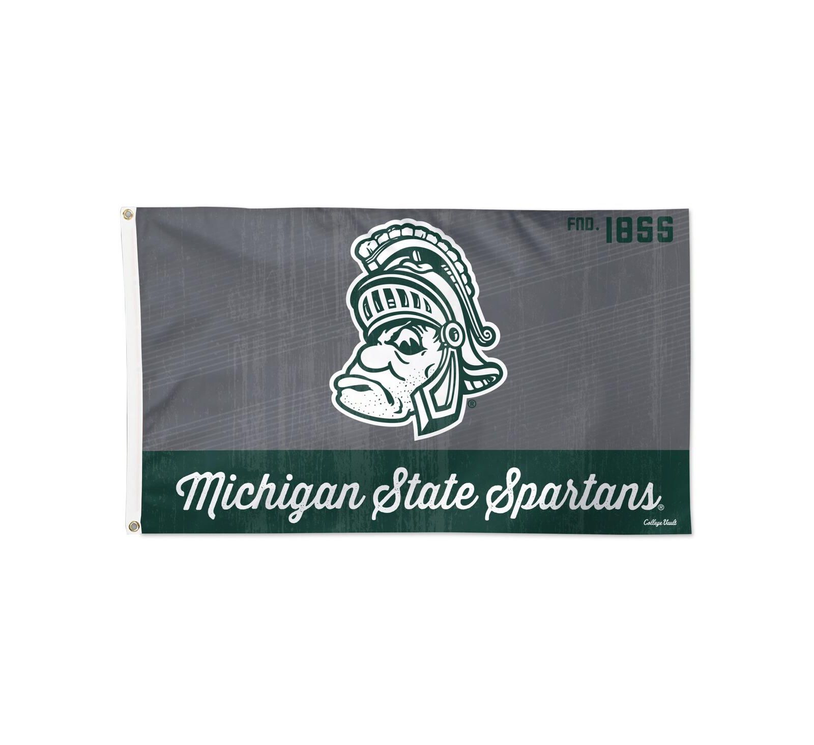 Wincraft Michigan State Spartans 3’ x 5’ Single-Sided College Vault Deluxe Flag
