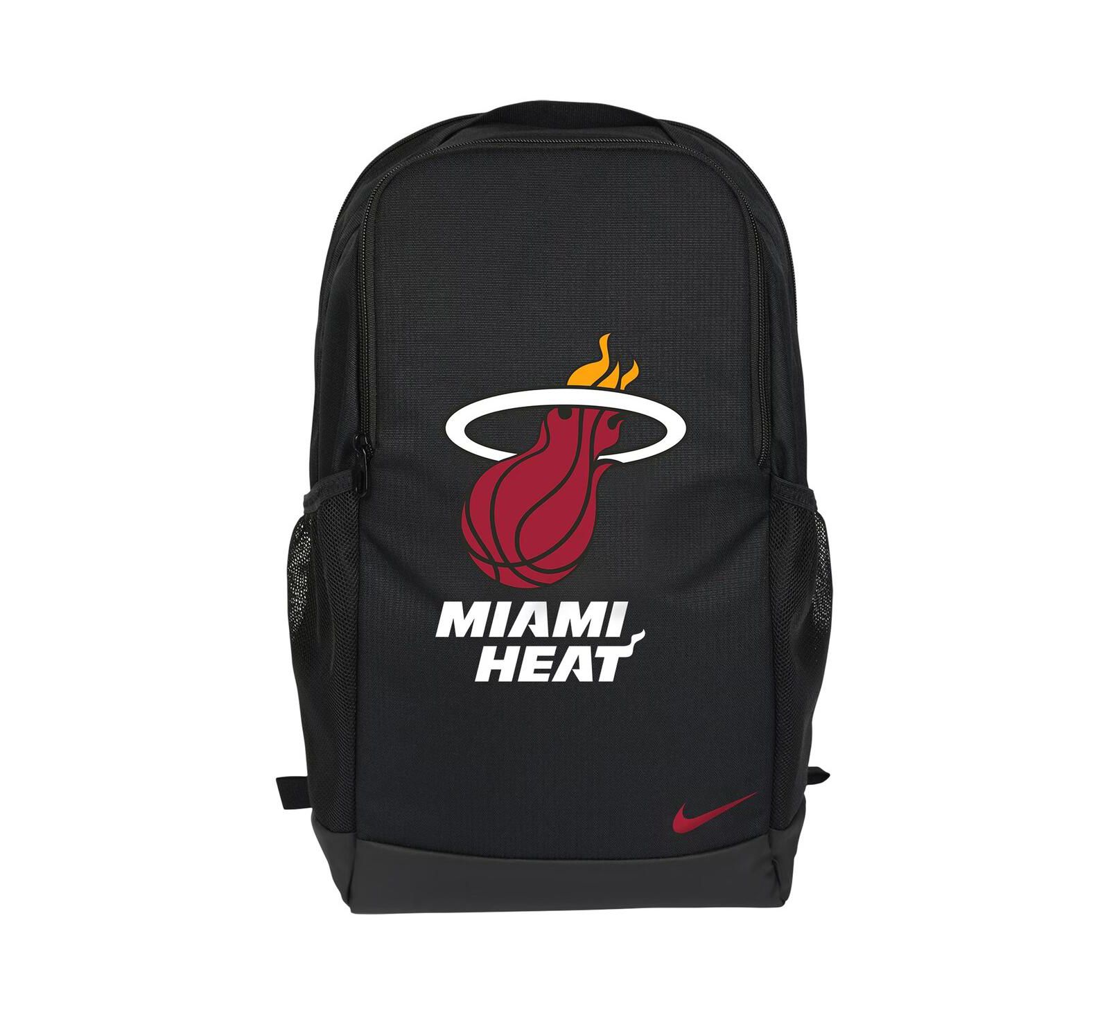 Nike Black Miami Heat Brasilia Backpack