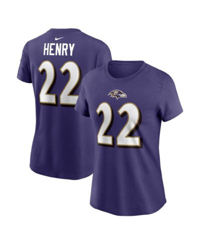 Женская футболка Nike Purple Derrick Henry Baltimore Ravens Player Name & Number