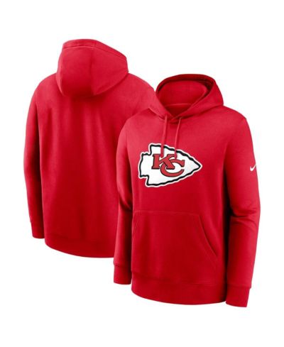 Худи Nike Men's Red Kansas City Chiefs Club Logo Pullover