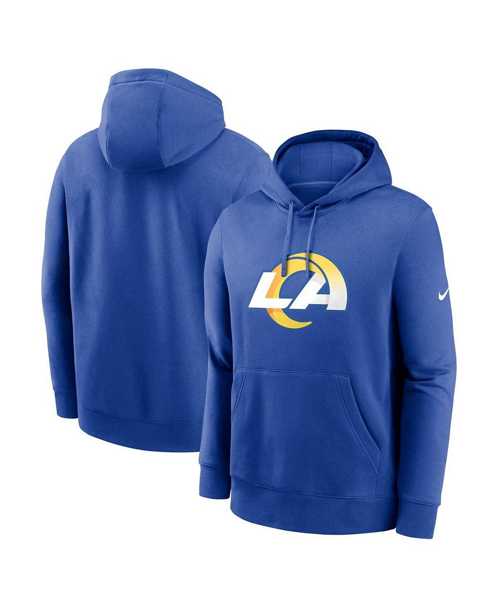 Мужское худи Nike Los Angeles Rams Club Logo Pullover Royal