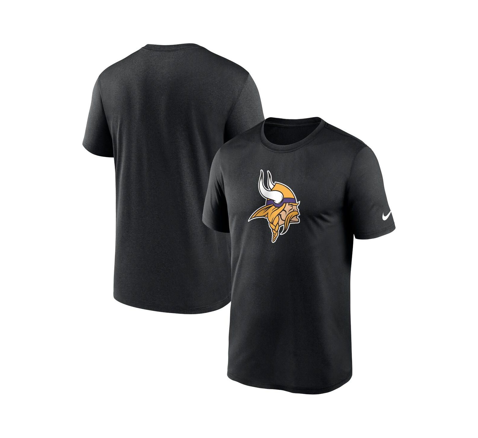 Nike Мужская черная футболка Minnesota Vikings
