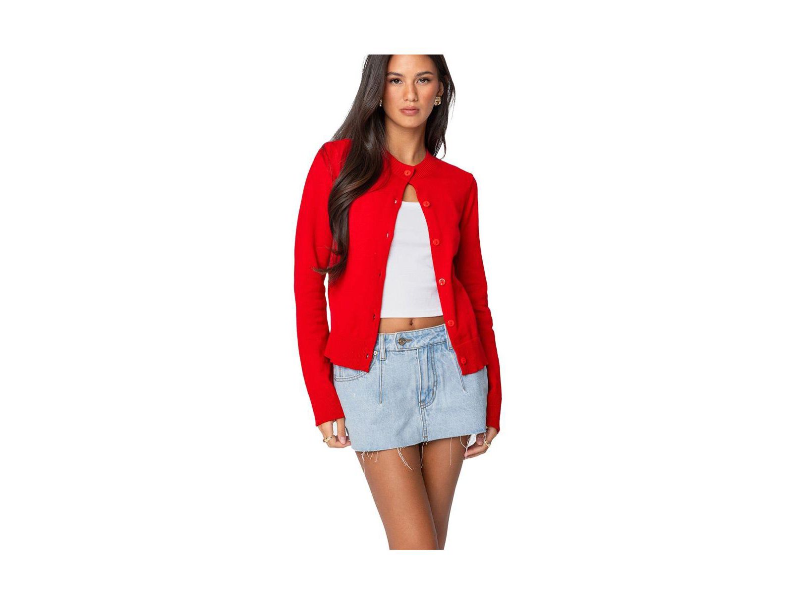 Кардиган Edikted Womens Hollie Button Up
