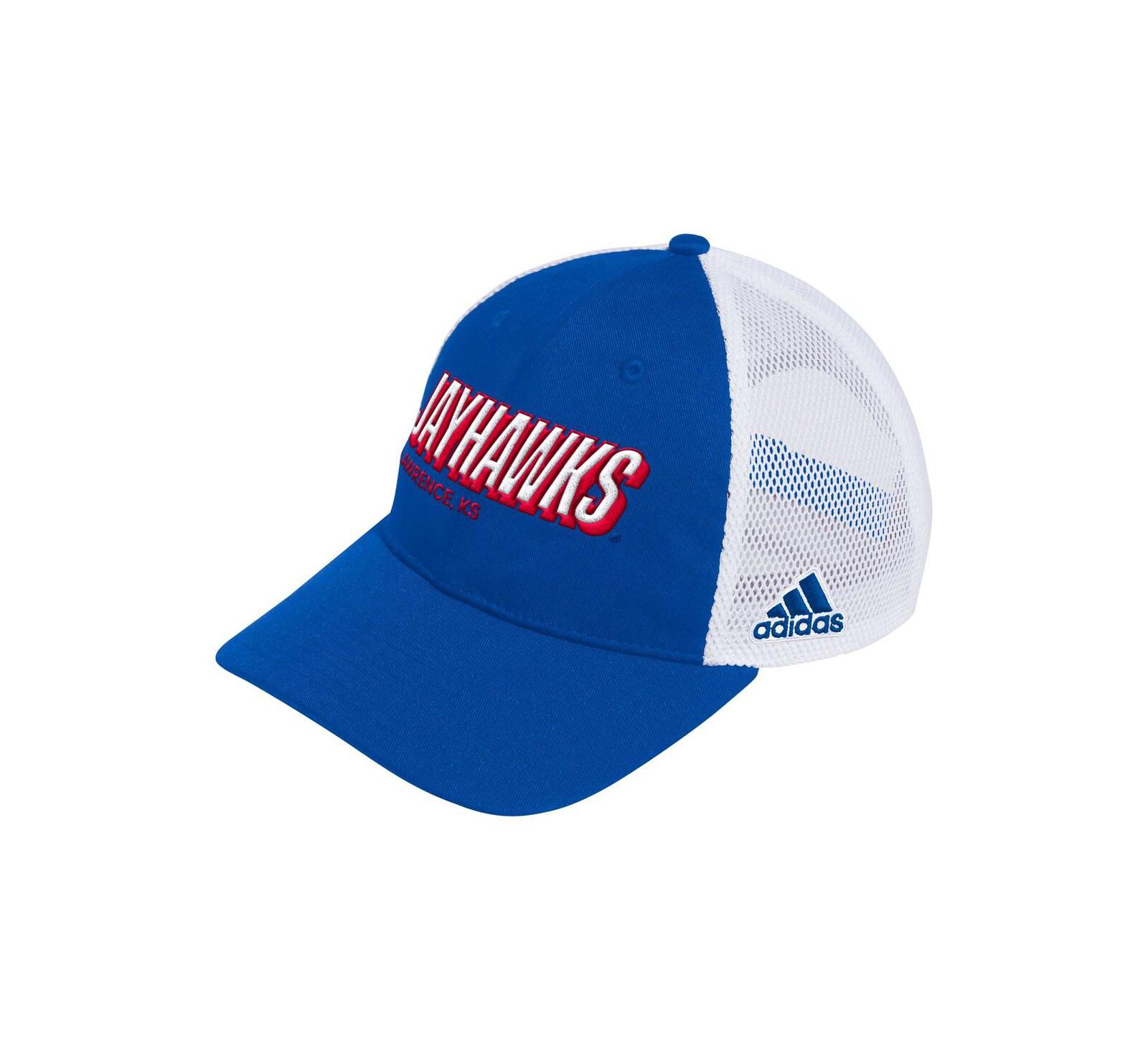 Мужская кепка Adidas с логотипом Kansas Jayhawks