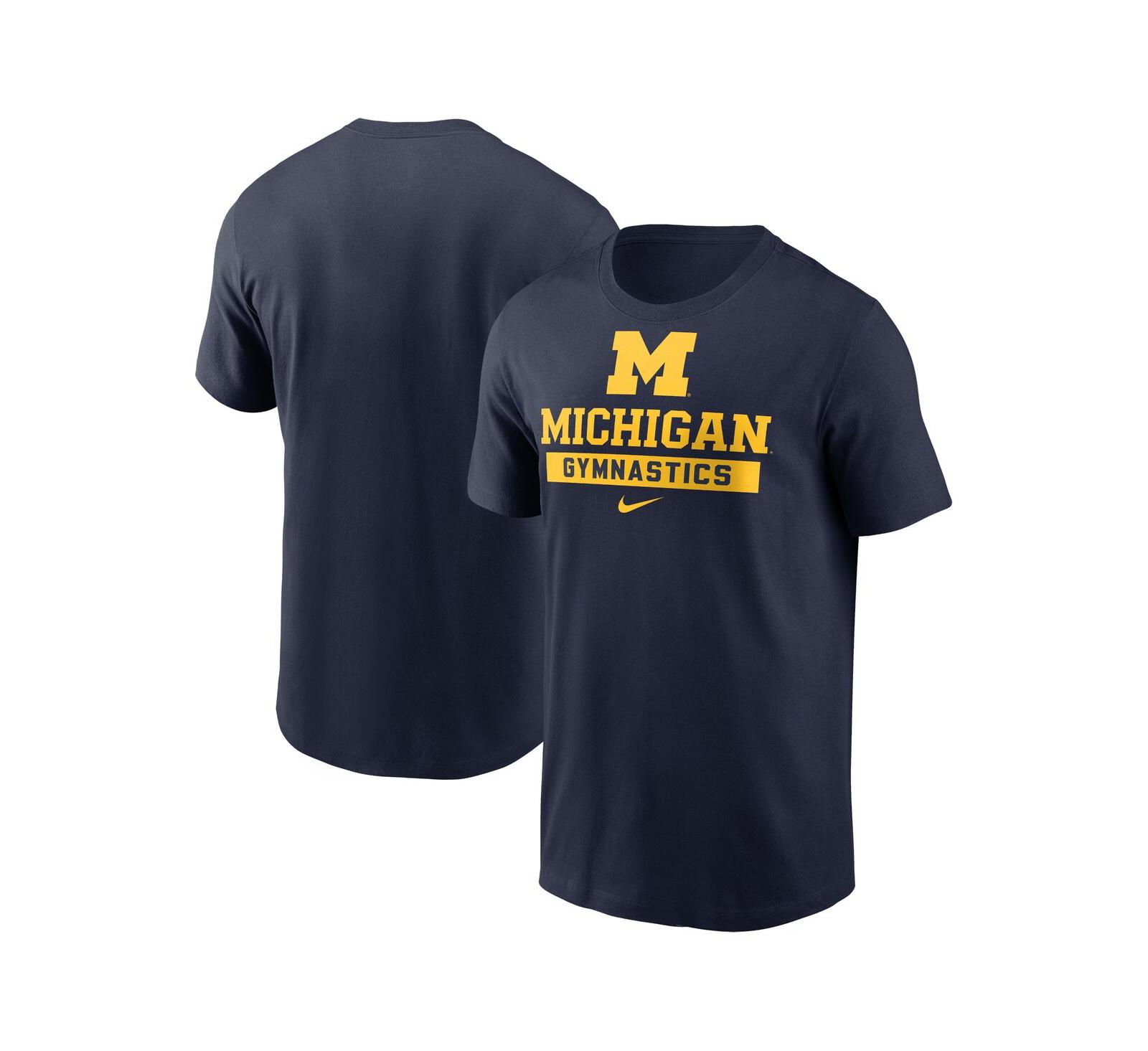 Nike Men's Navy Michigan Wolverines Sport Drop Gymnastics T-Shirt
