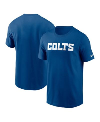 Nike Мужская футболка Indianapolis Colts Primetime Wordmark Essential, синий королевский