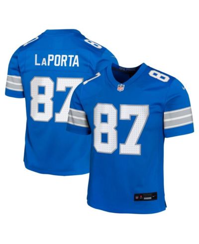Детская джерси Nike Blue Sam LaPorta Detroit Lions Team Player Game
