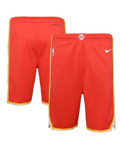 шорты Nike для мальчиков и девочек Atlanta Hawks Swingman Performance Icon Edition красные