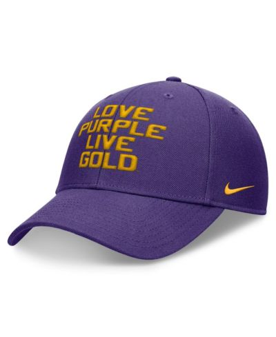 Мужская регулируемая кепка Nike LSU Tigers Purple