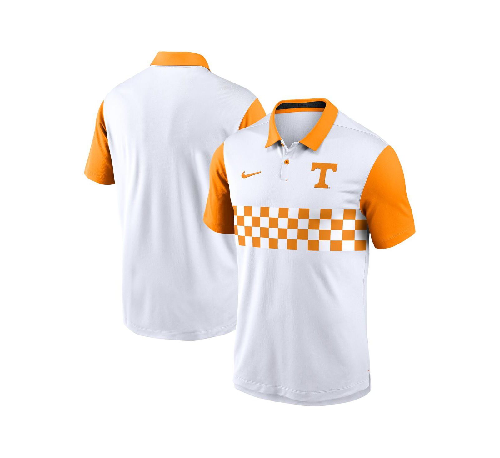 Nike Men's White Tennessee Volunteers Primetime Campus Vapor Performance Polo