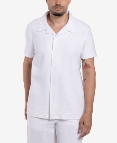 Мужская рубашка SPRING + MERCER с воротником Camp Collar