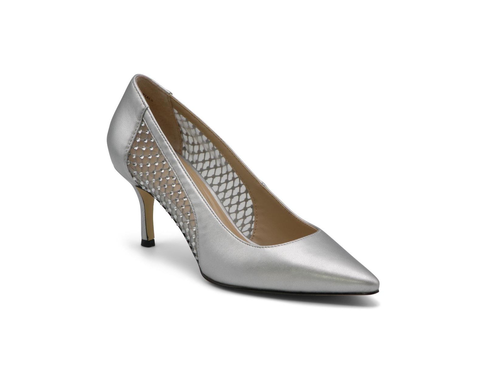 Charles by Charles David Womens Alanna Rhinestone Mesh Dress Pump