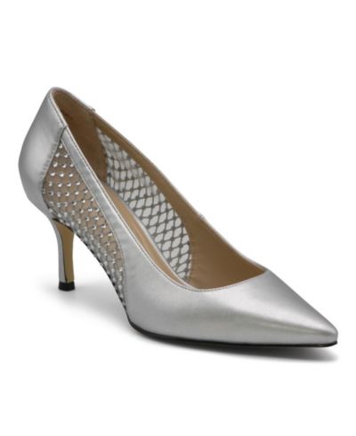 Charles by Charles David Womens Alanna Rhinestone Mesh Dress Pump