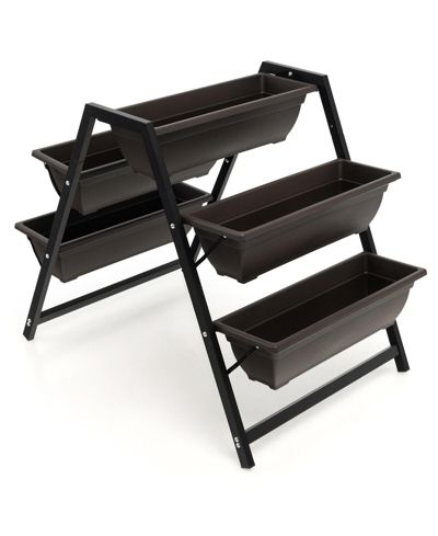 Вертикальная садовая грядка SUGIFT 3-Tier с 5 ящиками