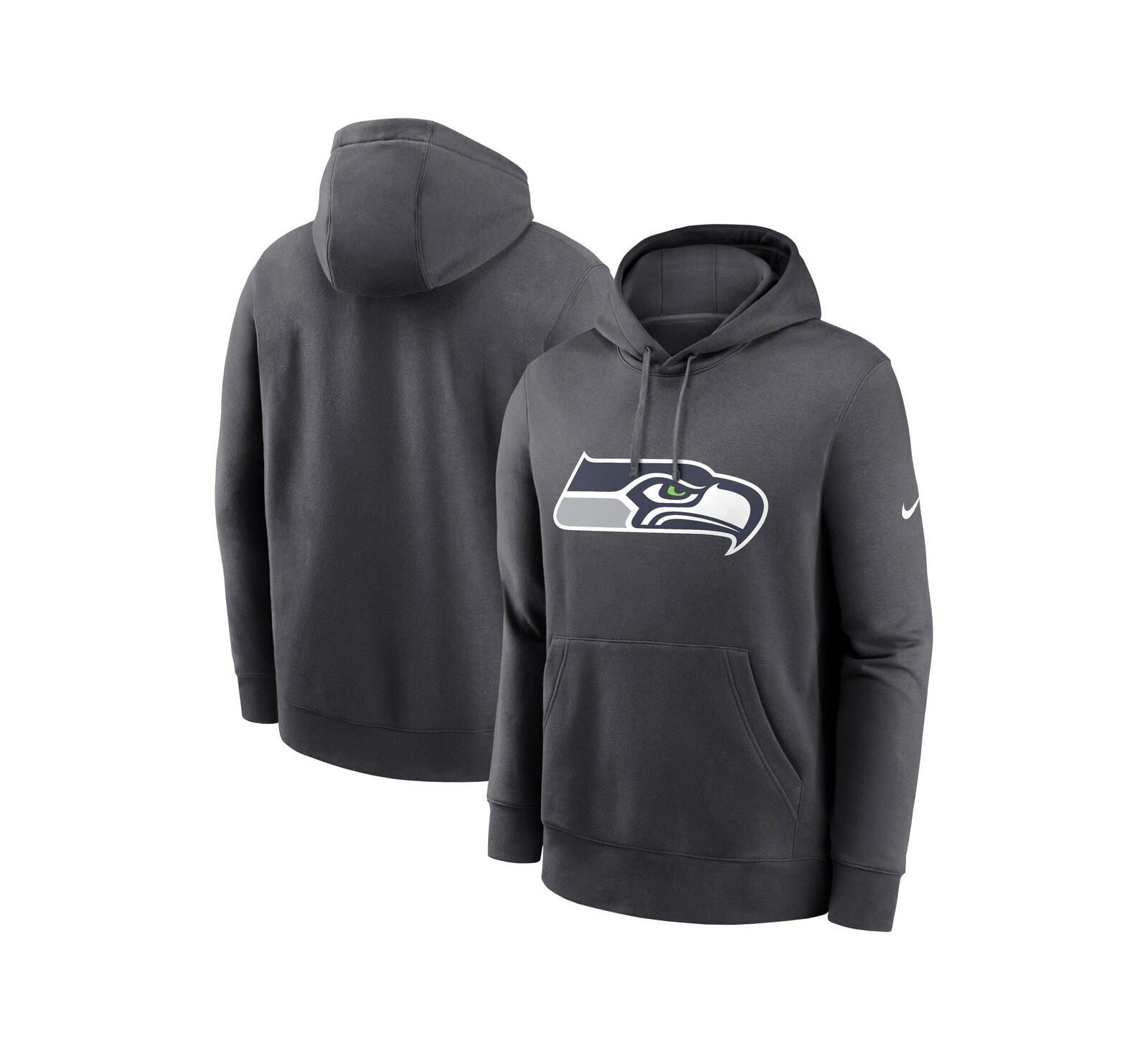 Nike Men's Seattle Seahawks Club Logo Pullover Hoodie