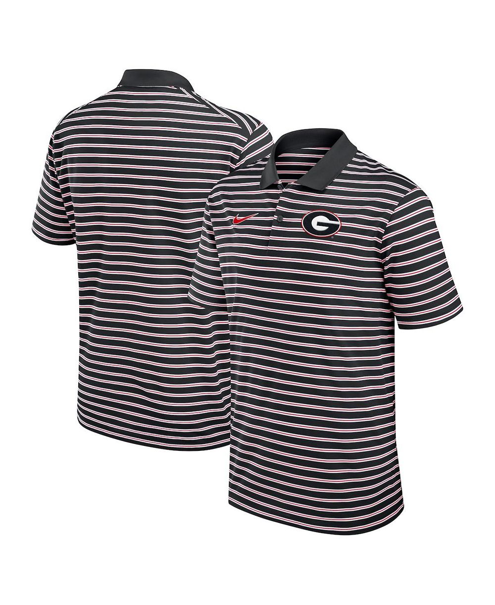 Мужская polo-рубашка Nike Georgia Bulldogs Primetime Victory Striped Performance
