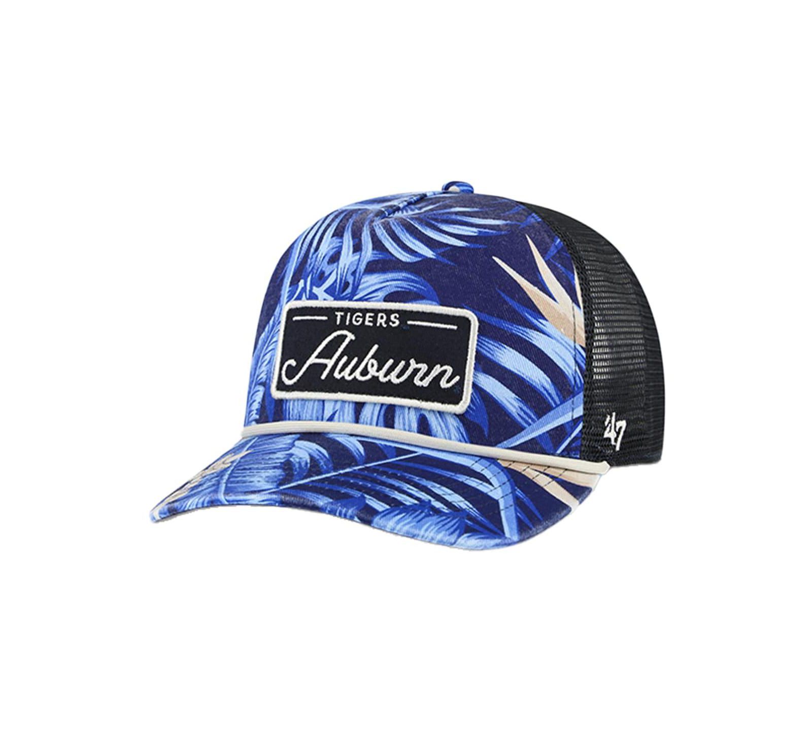 Мужская регулируемая кепка '47 Brand Navy Auburn Tigers Tropicalia Hitch