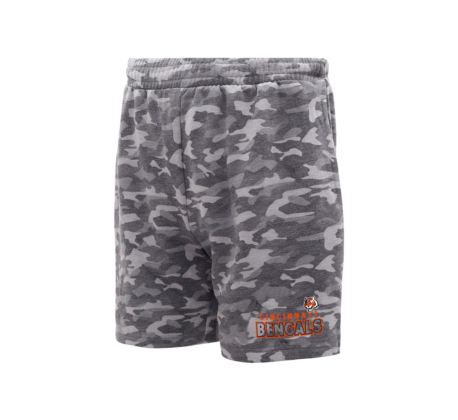Мужские шорты Concepts Sport Cincinnati Bengals Biscayne Camo Charcoal