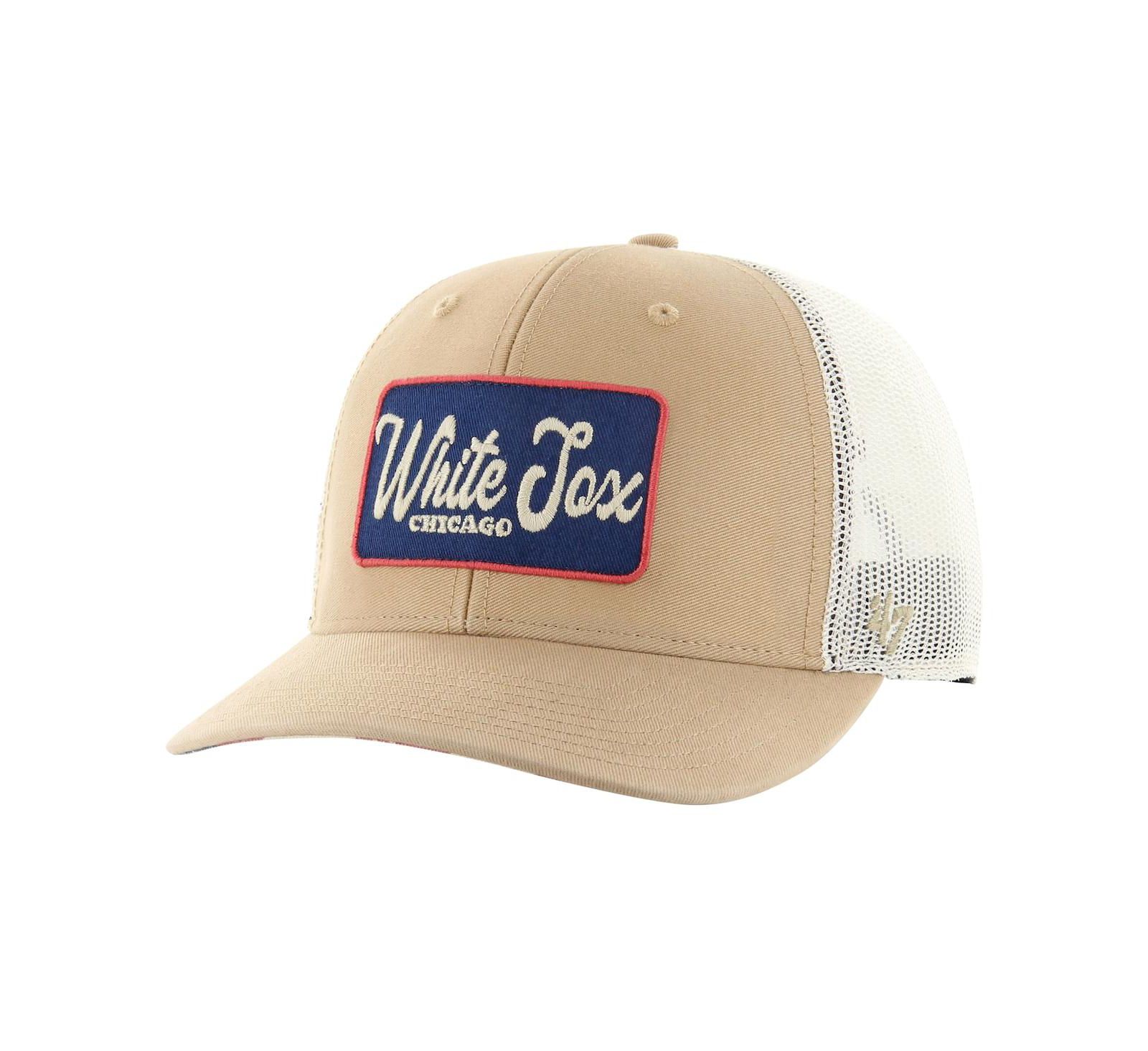 '47 Brand Men's Khaki Chicago White Sox Glory Daze Trucker Adjustable Hat