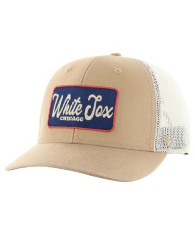 Кепка '47 Brand Men's Khaki Chicago White Sox Glory Daze Trucker Adjustable