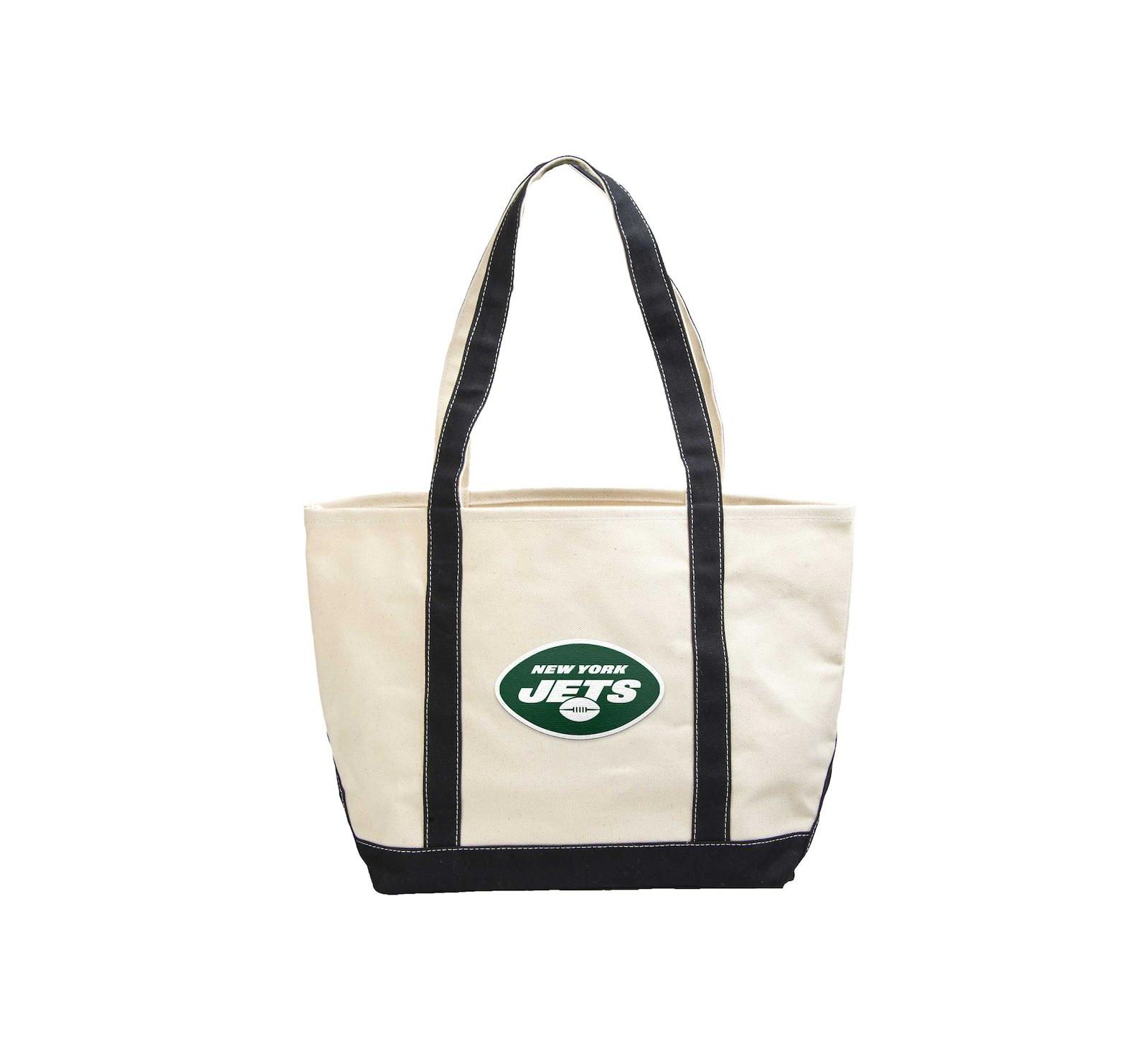 Logo Brands New York Jets Canvas Tote Bag