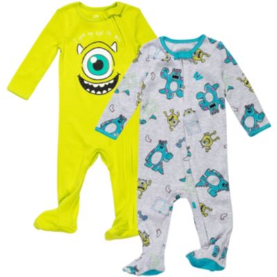 Monsters Inc. Baby Boys Disney Winnie the Pooh Lion King Pixar Toy Story 2 Pack Sleep N' Play Coveralls Newborn to