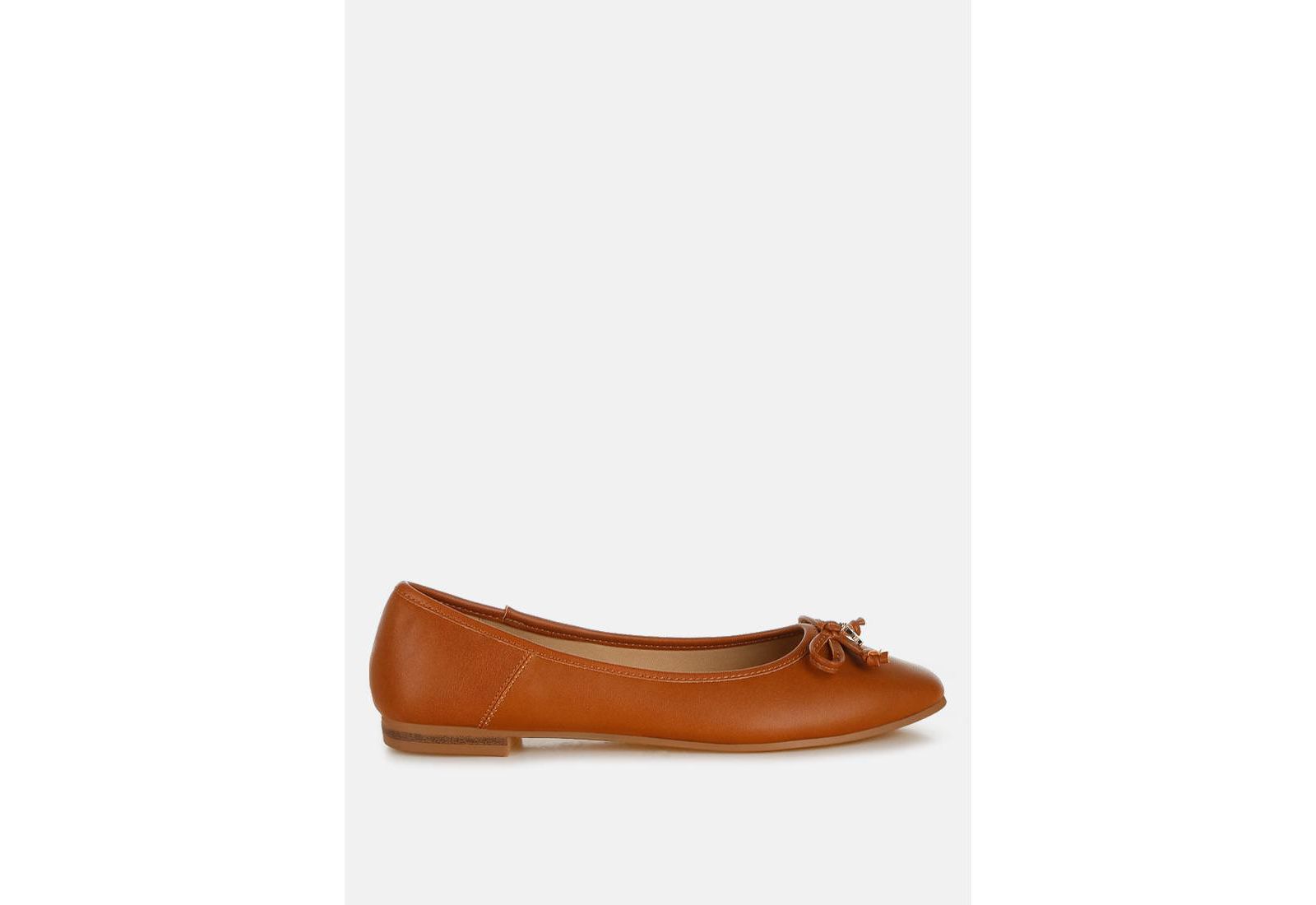 London Rag Womens Enchanted Faux Leather Casual Ballerinas
