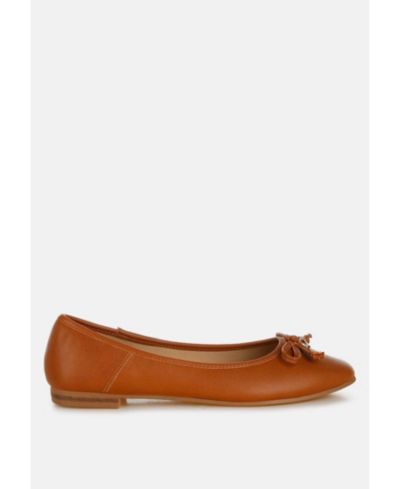 London Rag Womens Enchanted Faux Leather Casual Ballerinas