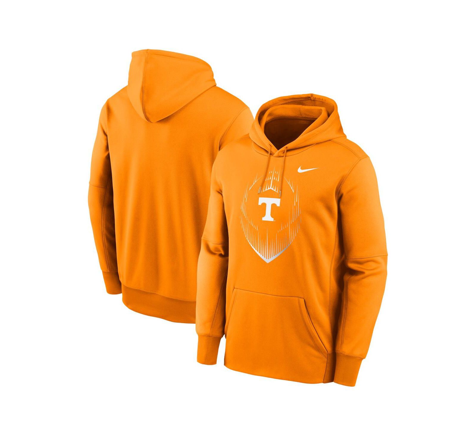 Nike Мужское худи Nike Tennessee Orange Tennessee Volunteers Football Icon Performance Fleece Pullover Hoodie