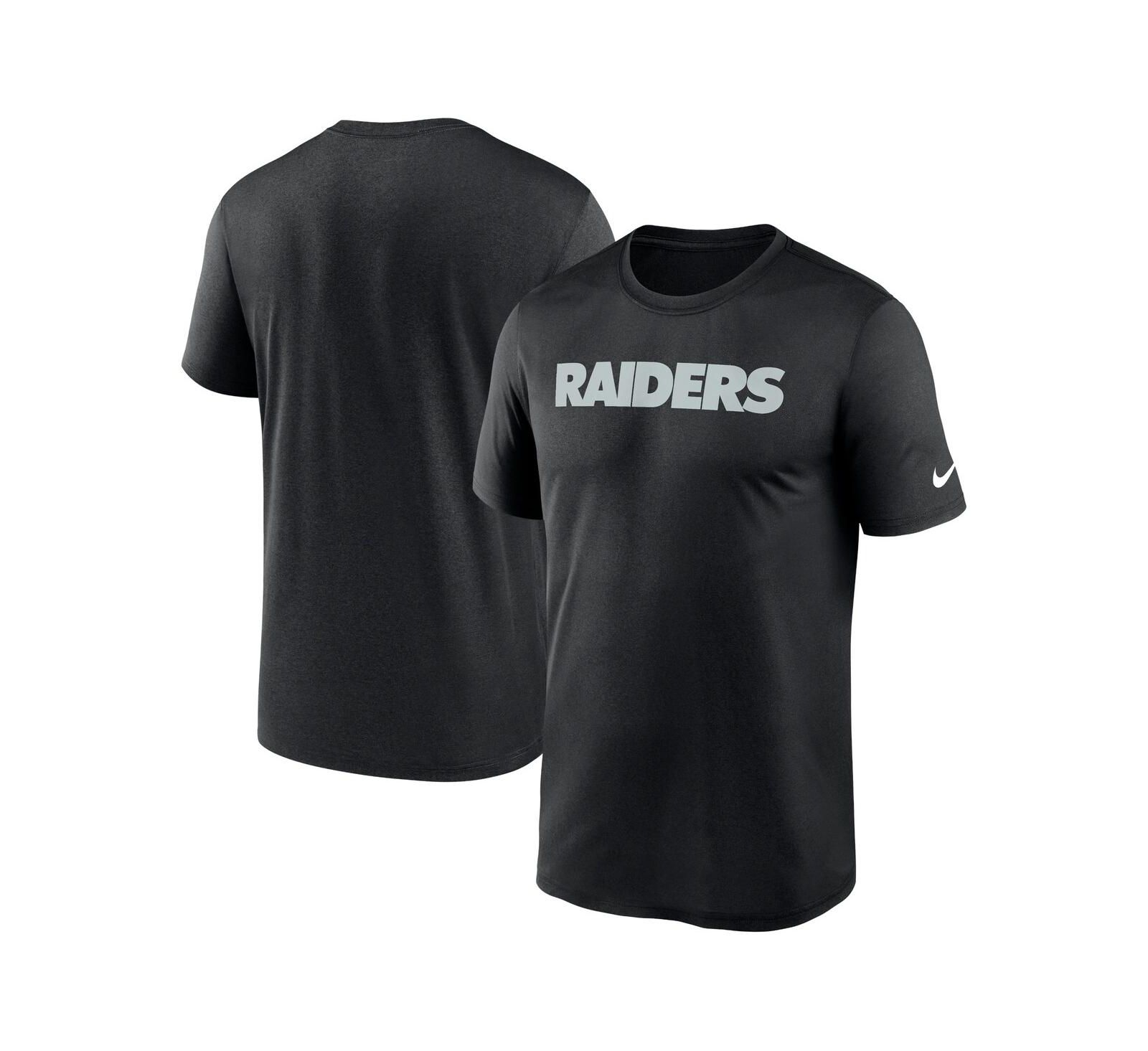 Мужская футболка Nike Black Las Vegas Raiders Primetime Legend Wordmark Performance