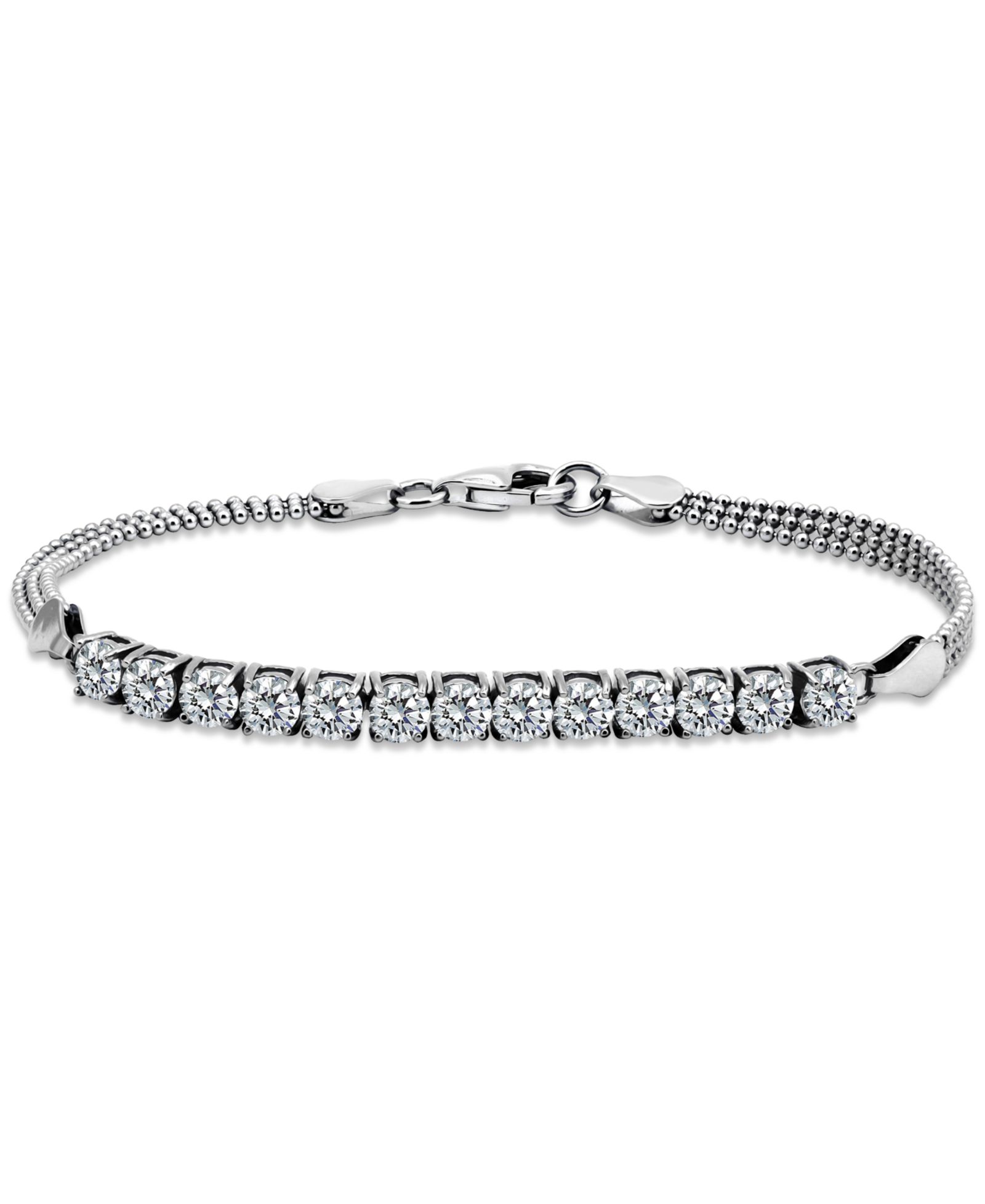 Браслет Giani Bernini Cubic Zirconia Beaded Chain
