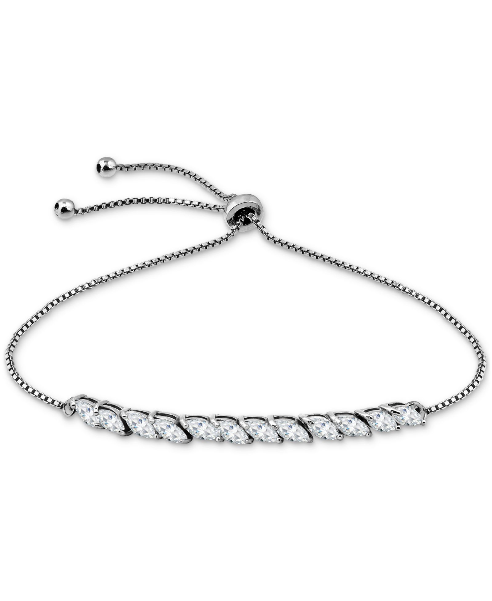 Giani Bernini Браслет Bolo с кубическим цирконием Marquise