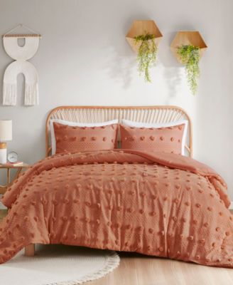 Комплект постельного белья Intelligent Design Lucy Clip Jacquard 3-Piece Comforter Set, King/California King